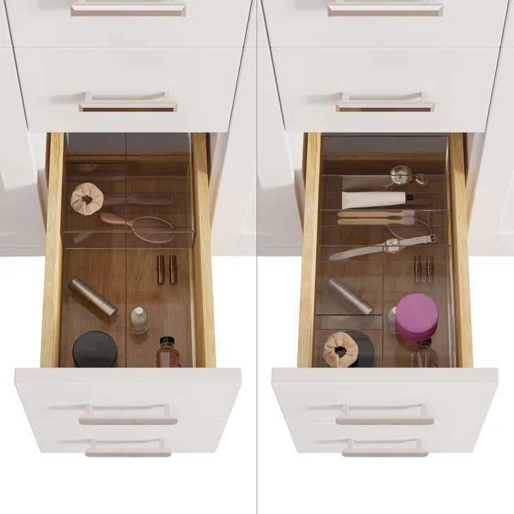 Studio Bathe Katie II Vanity in White Finish with Engineered Stone Countertop
