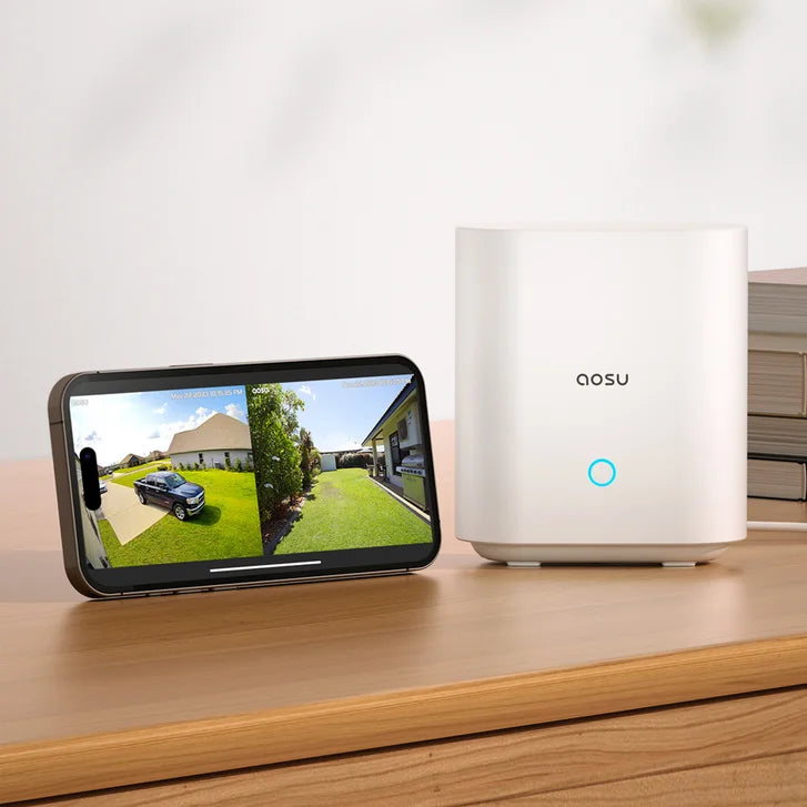 aosu Solar NVR Security System