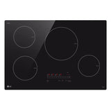 LG 30 in. Black Induction 4 Element Cooktop with SmoothTouch Glass Controls
