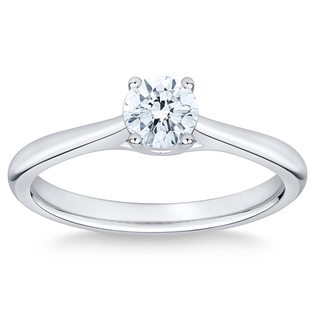 Round Brilliant Diamond Solitaire Ring (0.50 ct) G5