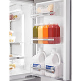 Bosch 800 Series 36in 20.8 cu ft. Stainless Steel Counter-Depth French 3-Door Refrigerator with dual compressors and evaporators and Interior Water Dispenser