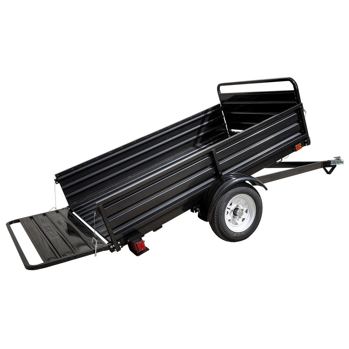 DK2 Single Axle Multi-Utility Trailer with Trailer Jack, 4.5 ft. x 7.5 ft.