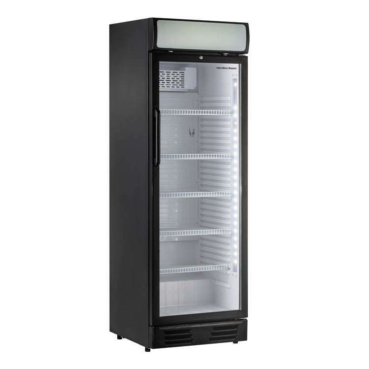 Hamilton Beach 25.5 in. 12.5 cu ft. Commercial Glass Door Merchandiser with Self Closing Door