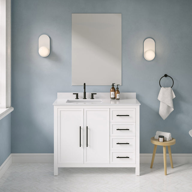 OVE Decors Eliot 42 in. Vanity with Quartz Countertop U4