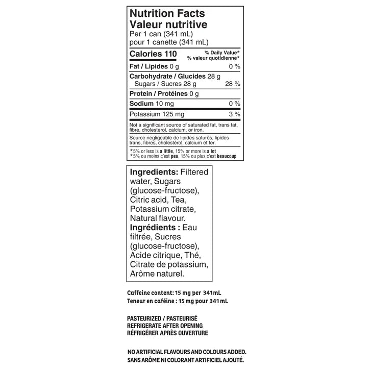 Nestea Lemon Iced Tea, 341 mL 24-pack