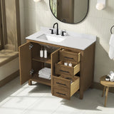 OVE Decors Eliot 42 in. Vanity with Quartz Countertop