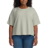 Splendid Women's Ribbed Short Sleeve Top