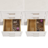 Studio Bathe Thomson II Vanity in White Finish with Engineered Stone Countertop