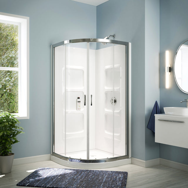 Appollo Alana Neo-Round Shower with Base and Walls R7