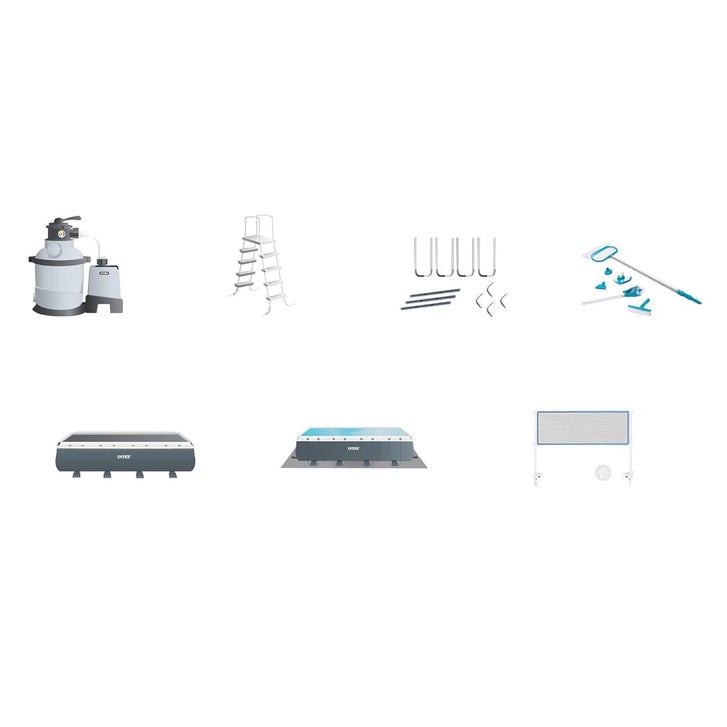 Intex 24 ft. x 12 ft. Ultra XTR Pool Set with Sand Filter & Saltwater System