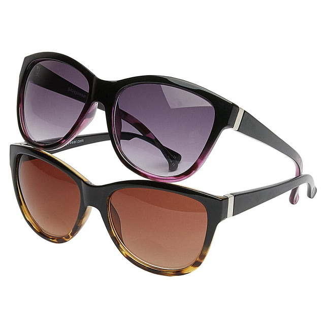 Innovative Eyewear Sunglass Readers, Delray Pack of 2 K0