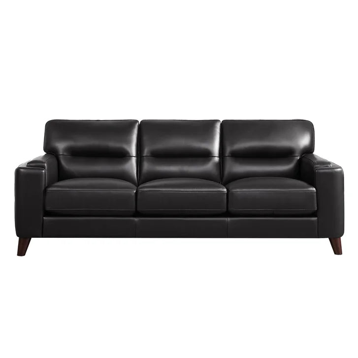 Prospera Home Sorena Top-grain Leather Sofa and Chair
