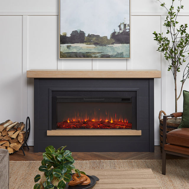 Real Flame Bernice 170 cm (67 in.) Landscape Electric Fireplace R9