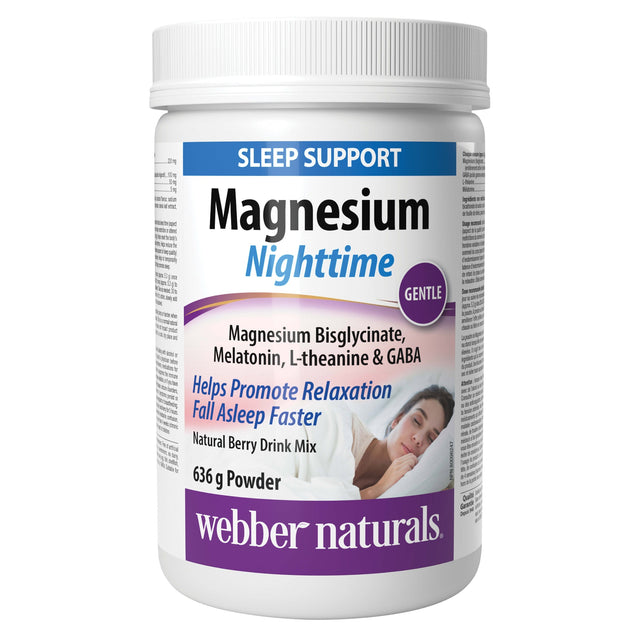 webber naturals Magnesium Nighttime 636 g powder B0