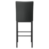 Amisco Drift Black Metal Frame Counter Stool