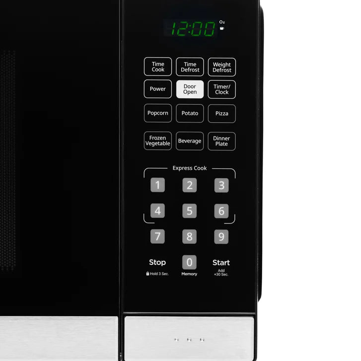 Danby 0.9 cu.ft. Countertop Microwave - Black and Stainless Steel