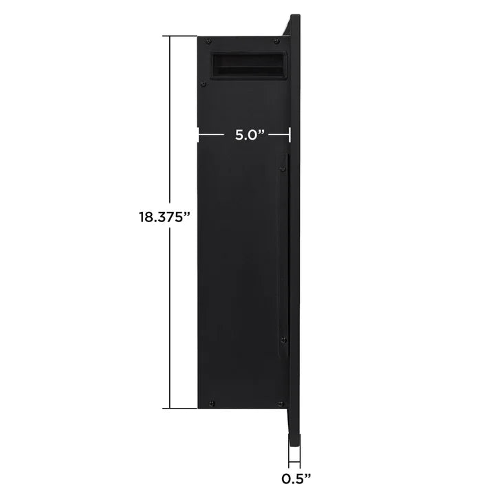 Real Flame 165.1 cm (65 in.) Wall-Mount or Recessed Electric Fireplace Insert