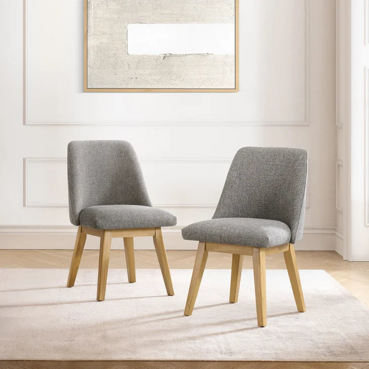 Aiden & Ivy Destin Fabric Dining Chair, 2-pack