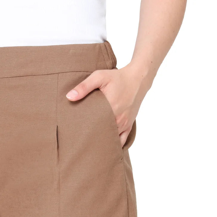 Nicole Miller Original Women's Linen Blend Short