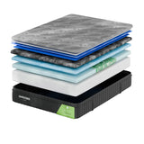 GhostBed Luxe II 35.6 cm (14 in.) Gel Memory Foam Mattress