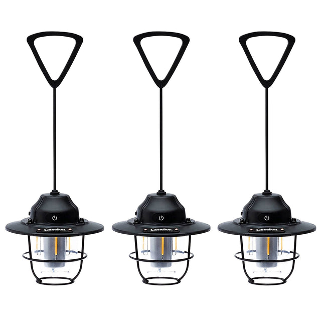 Camelion Acorn Rechargeable Lantern, 3-pack W3