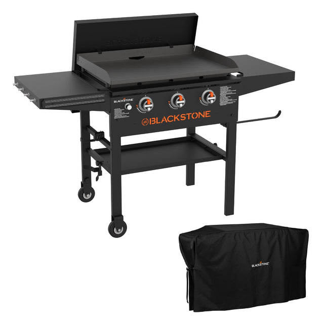 Blackstone 28" XL Omnivore Griddle with Hood and Soft Cover Bundle P5