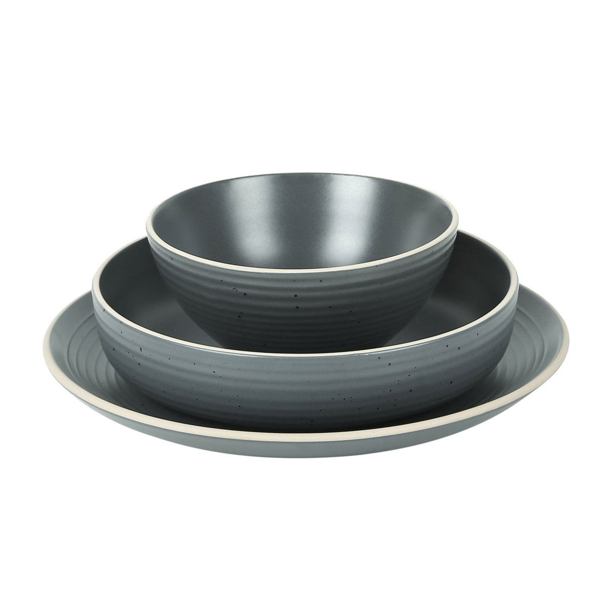 Stone Lain Lauren Stoneware Dinnerware Set, 12-pieces
