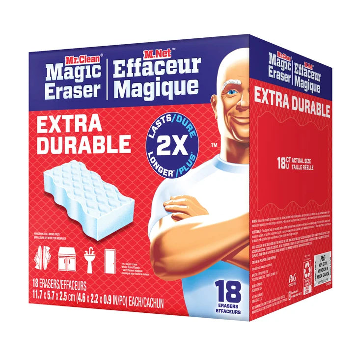 Mr. Clean Magic Eraser Extra Durable, 18-count