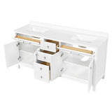 OVE Decors Margie Vanity in White Finish with Quartz Countertop