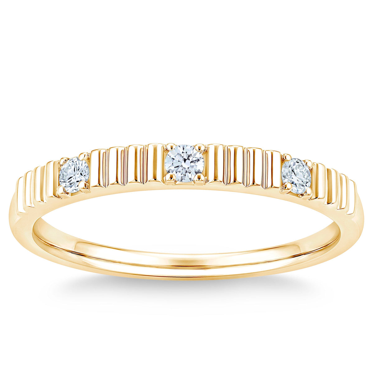 Round Brilliant Diamond Band (0.10 ctw)