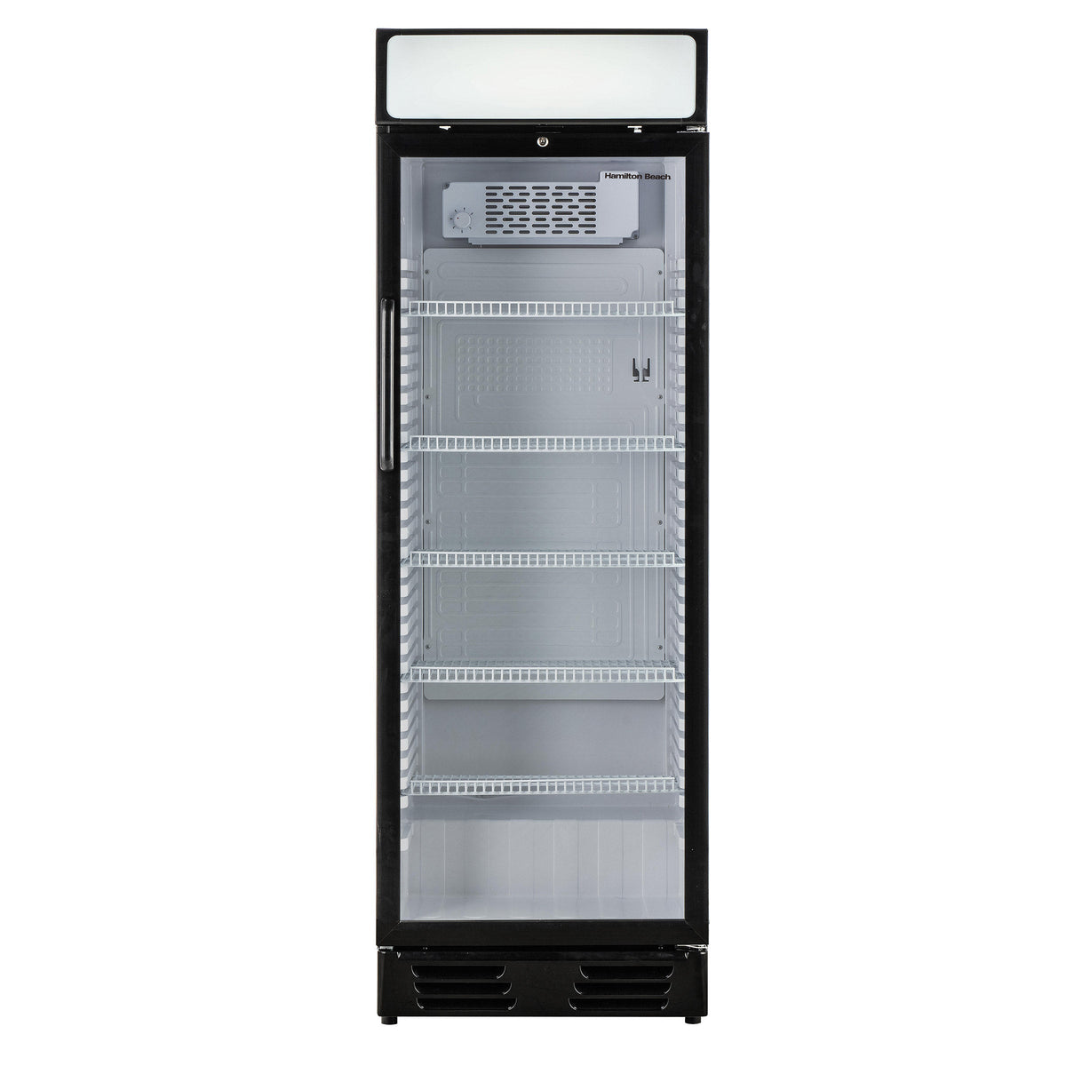 Hamilton Beach 25.5 in. 12.5 cu ft. Commercial Glass Door Merchandiser with Self Closing Door