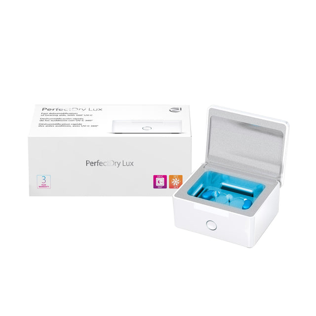 PerfectDry Lux, Hearing Aid Cleaner and UVC Dehumidifier P7