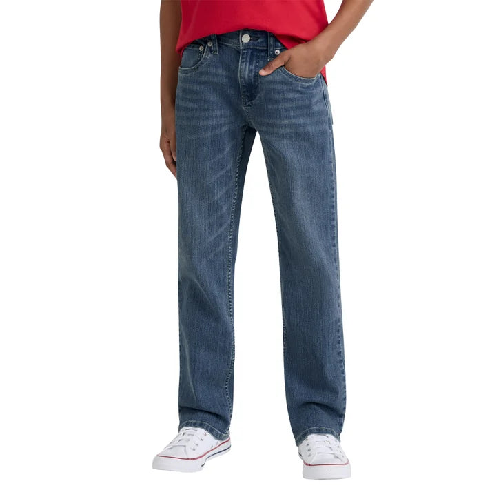 Levi's Boys' Cotton-Blend Straight Leg Jeans