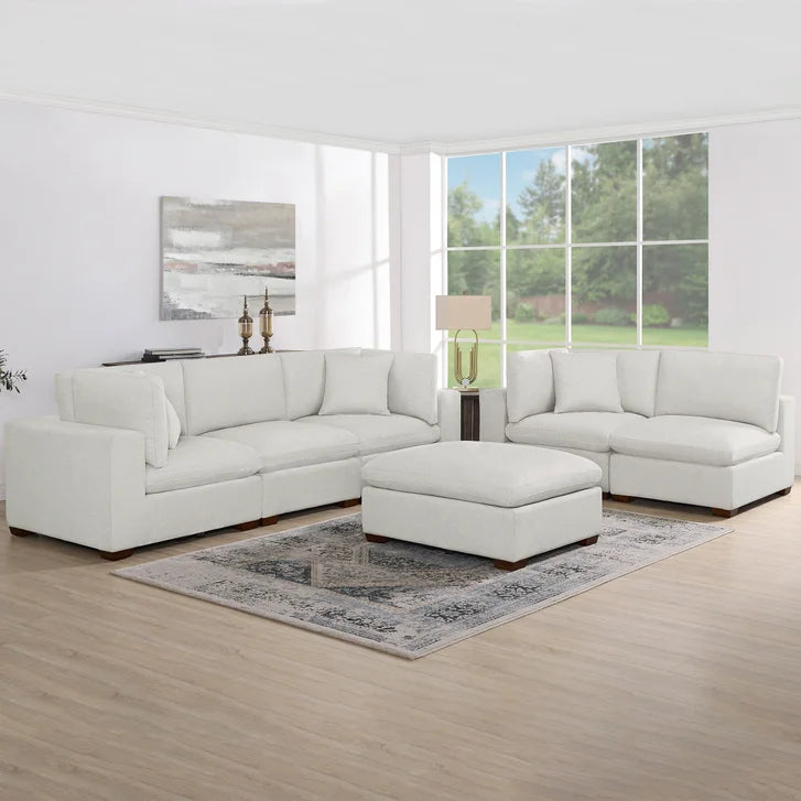 Thomasville Lowell 6-piece Fabric Modular Sectional