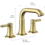 Kohler Terzet Widespread Bathroom Faucet