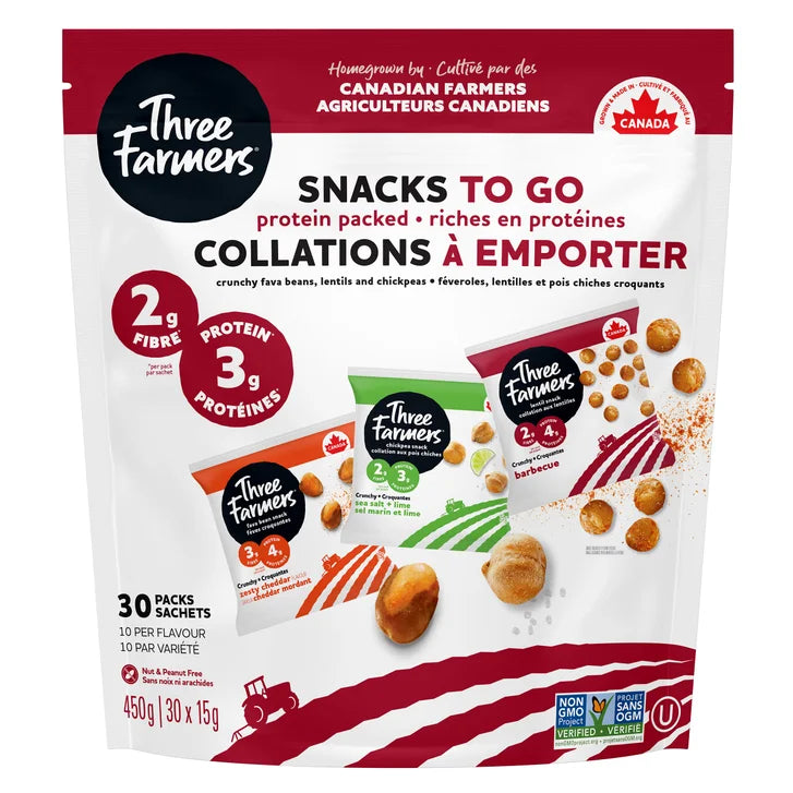 Three Farmers Variety Pack, 60 × 15 g