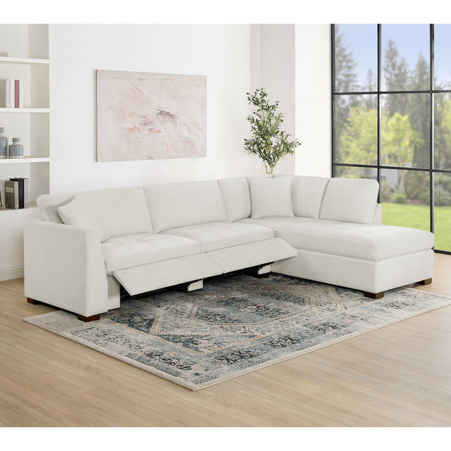 Thomasville Miles 2-piece Fabric Right-hand Facing Sectional with Power Footrests Y9
