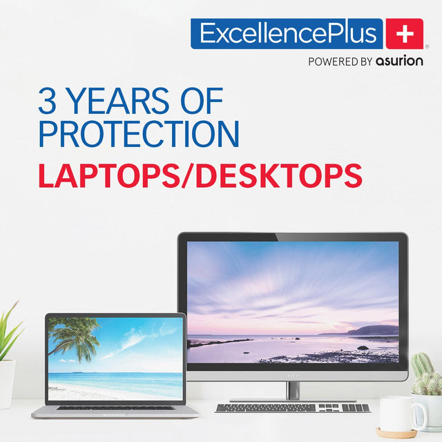 ExcellencePlus+ 3-year warranty. No deductibles and no additional fees for 1 computer $500 and over. W9